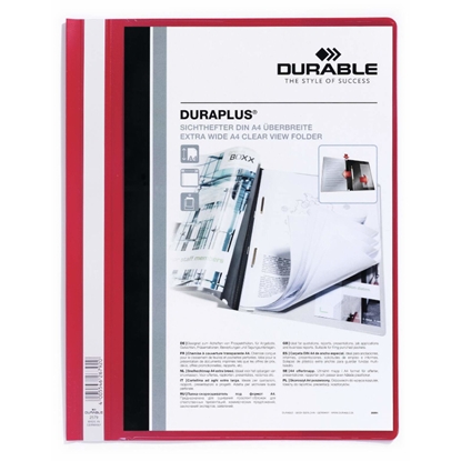 Picture of Mape ātršuvējs Duraplus DURABLE A4+ sarkana DE