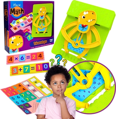 Picture of MATEMATYCZNY DINOZAUR DO NAUKI DODAWANIA I MNOENIA LICZYDO DLA DZIECI