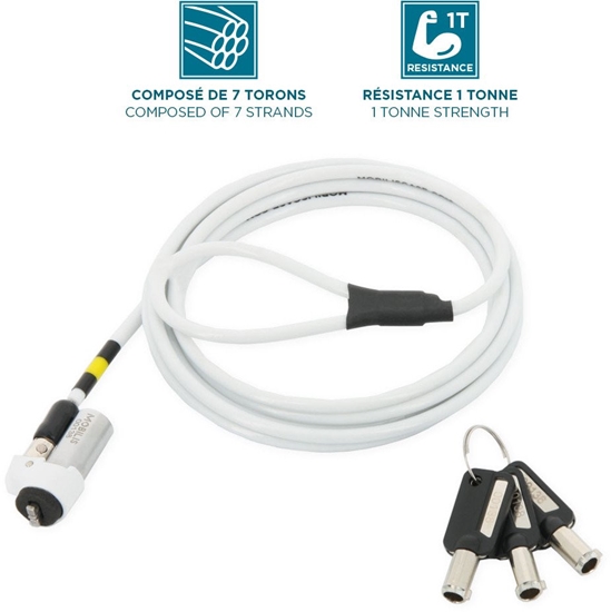 Picture of Mobilis Nano - Slim Rotating security lock - Compatible MK