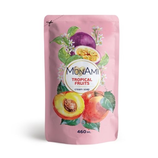 Picture of MonAmi krēmziepes rezerve TROPICAL FRUITS 460ml.