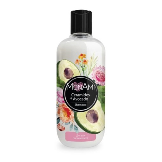 Picture of MonAmi matu šampūns CERAMIDES & AVOCADO 500ml ( Izcelsmes valsts Ukraina )