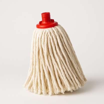 Picture of Mops bārkstains, ar vītni, 280 g, kokvilna SUPER WHITE
