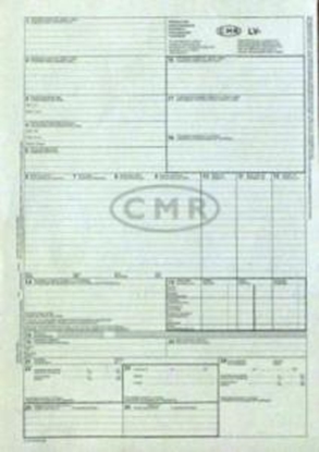 Picture of Muitas daklarācijas CMR 6 lapas bez numuriem