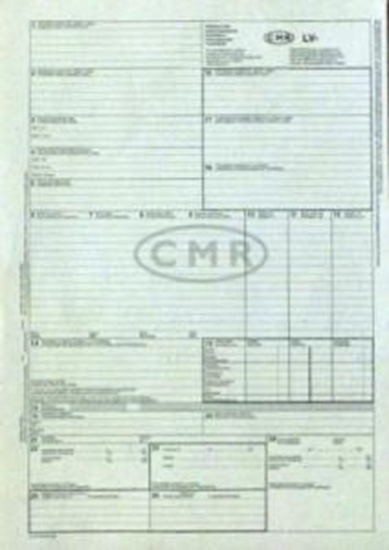 Picture of Muitas daklarācijas CMR 6 lapas bez numuriem