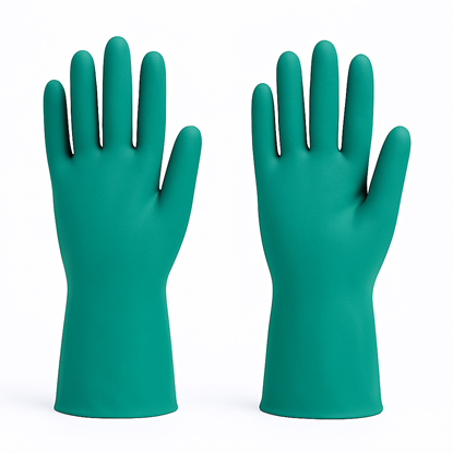 Picture of Nitril cimdi, "Super Nitrile", 33cm, zaļi, 400mik, (L), (pāris)