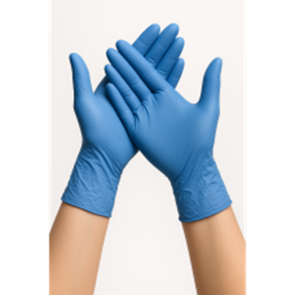 Picture of Nitrila cimdi bez pūdera, "Epiderm protect blue plus", 24cm, zili, (S), (100gab), (10iep/k