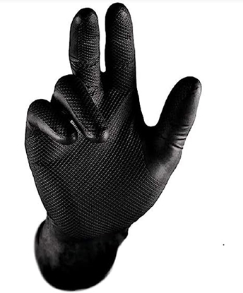 Picture of Nitrila cimdi, "Gentle Grip", melni ,XL, (50 gab), (10iep/kaste) 8,5 gr