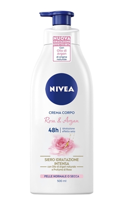 Picture of Nivea Rose & Argan Hydration Body Milk 500ml