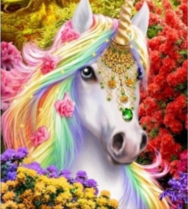 Picture of Norimpex Diamentowa mozaika Jednoroec 6408