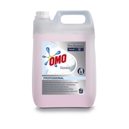 Picture of OMO PROFESSIONAL HORECA 5L - ŠĶIDRAIS VEĻAS MAZGĀŠANAS LĪDZEKLIS, PIEMĒROTS BALTĀS UN KRĀS