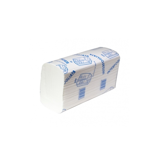 Picture of Papīra dvieļi Z-veidā celuloze, 2 slāņi, 20.6x24cm, 150 loksnes, 18g/m2, PAPERBLU (25pac.)