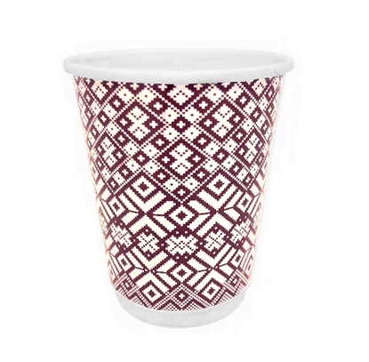 Picture of Papīra glāzes 360ml (12oz), 2-sl, MIKLA, 25gab.