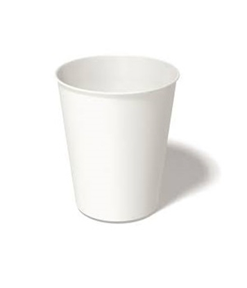 Picture of Papīra glāzes 590ml (20oz), "White", baltas, 50gab.