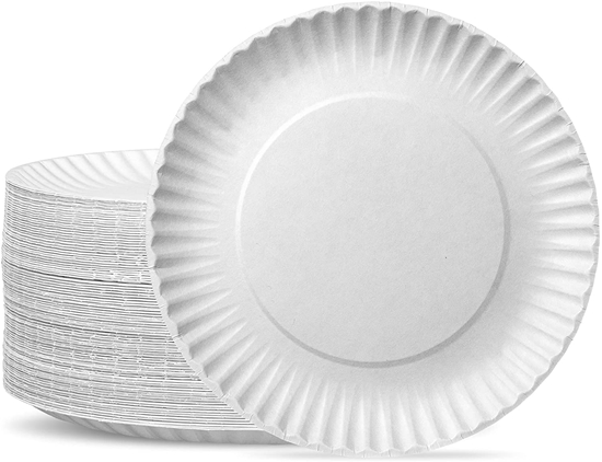 Picture of Papīra šķīvji, ø23cm, 100gb., 0,958 kg, (10iep/kastē)