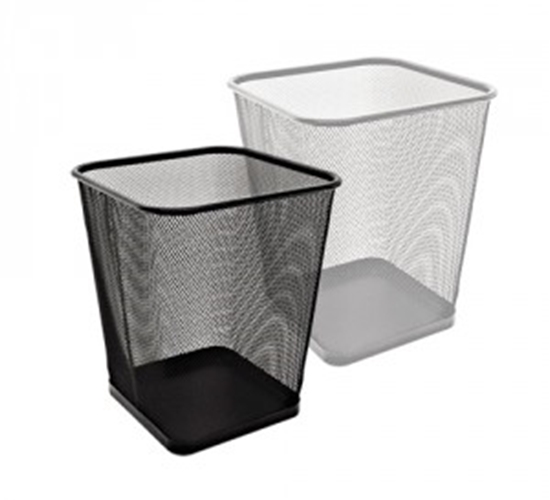 Picture of Papīrgrozs 15 l, izmērs 28 x 28 x 30 cm augstums, melns