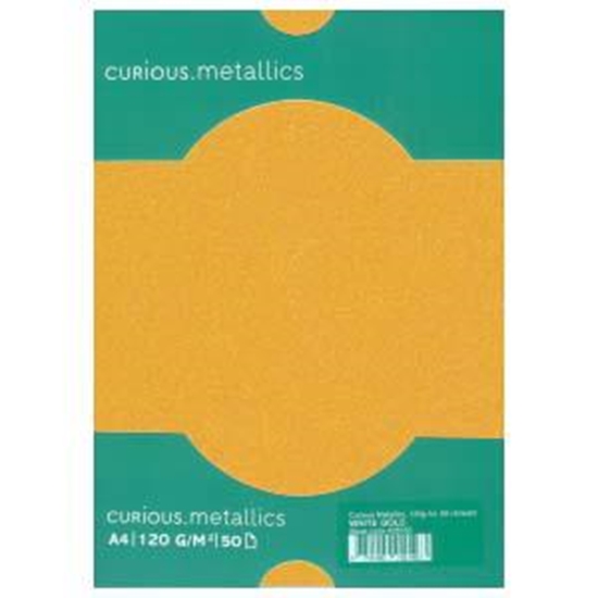 Picture of Papīrs Curious Metallics Super Gold, A4, 250g, 10 loksnes