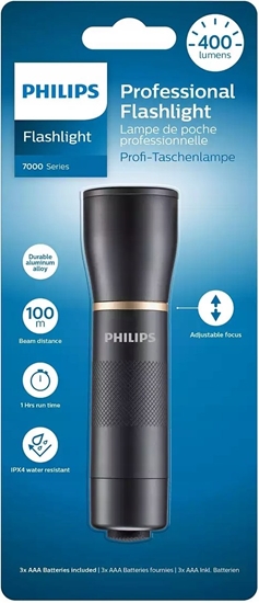 Picture of Philips - Latarka aluminiowa LED 400 lumenów wodoodporna IPX4