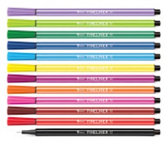 Picture of Pildspalvu komplekts FINELINER 12gab 0.4mm