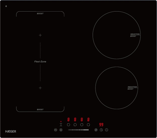Изображение Pyta grzewcza Haeger IH-004.001A Flexi Boost 7200 Indukcyjna pyta grzewcza 7200W IH-004.001A (5608475041808)