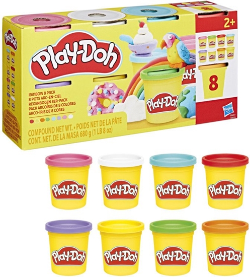 Picture of Play-Doh 8 Pack 680 g - Rainbow