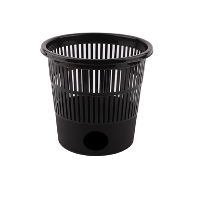 Picture of Plastmasas papīrgrozs sietiņveidīgs 10l, melns