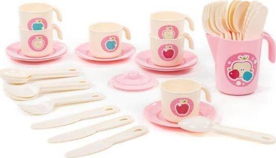 Picture of Polesie Polesie 80097 Zestaw naczy Ania na 6 osób, 32 elementy w siatce