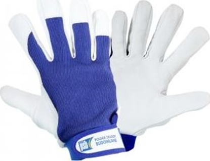 Изображение Profix rkawice ze skóry koziej niebieskie "9" (P270209K)