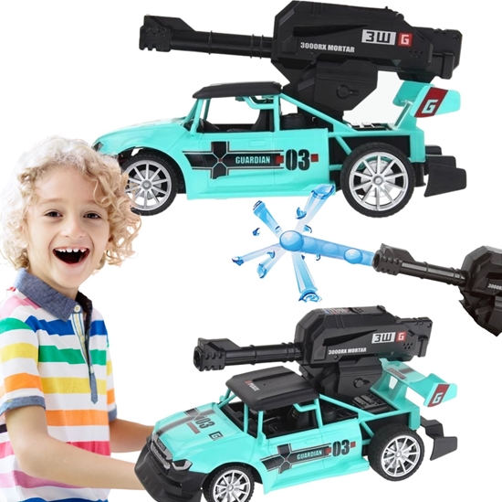 Picture of ProNice SAMOCHÓD NA BATERIE AUTO WYRZUTNIA STRZELAJCA KULKI ELOWE LED