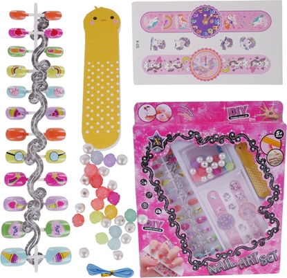 Picture of ProNice Zestaw Kreatywny Piknoci Do Paznokci Naklejki Bransoletki Paznokcie