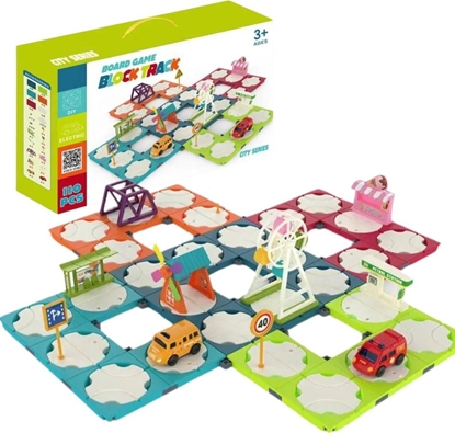 Picture of ProNice ZESTAW LABIRYNT DROGOWY BUDOWANIE TRASY POJAZDY ZNAKI DROGOWE AKCESORIA