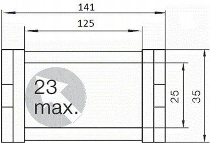 Picture of Prowadnik kablowy 40/60 - 1m T0-HKP040060R5A