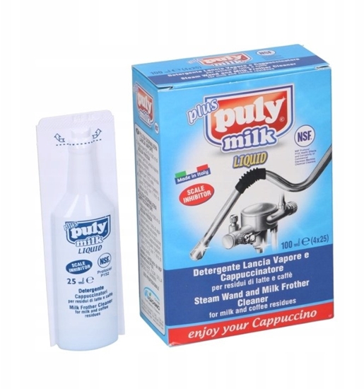 Picture of PULY CAF MILK PLUS - Pyn do czyszczenia systemów mlecznych 14x25ml + pojemnik