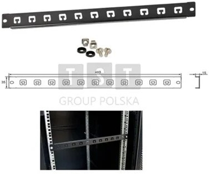 Изображение RAOK-1T Organizer kabli do szaf RACK paski