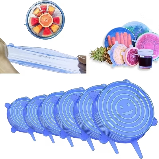 Picture of Riff silikona elastīgie vāki dažādos izmēros (6 gab.)