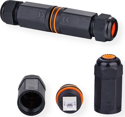 Picture of RJ45 Cat.6A savienotājs, STP, ārtelpu, melns, Value