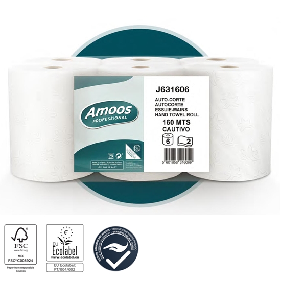 Picture of Roku dvielis, Autocut CAPTIVE, 160m, 19x20,5cm,  2-kārt x 21g/m2, ESTRELA AMOOS (6gab/iep)
