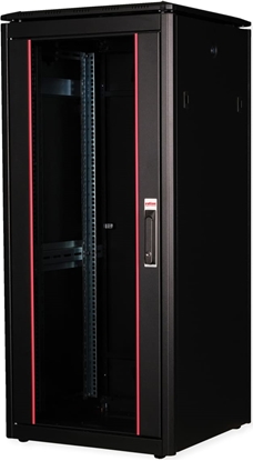 Attēls no Roline 19-inch Network Cabinet Pro 26 U, 600x600 WxD Glass door black
