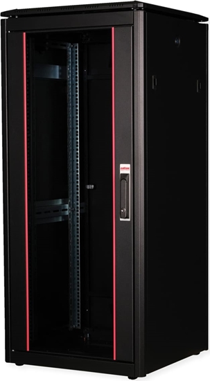 Picture of Roline 19-inch Network Cabinet Pro 26 U, 600x600 WxD Glass door black