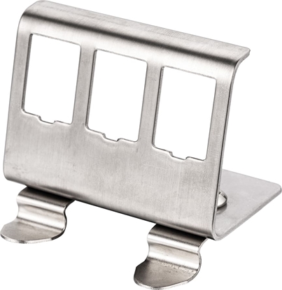 Attēls no Roline DIN Rail Adapter, empty, for 3x Keystones