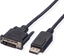 Изображение Roline DisplayPort Cable, DP-DVI (24+1), M/M, black, 3 m