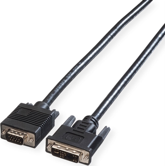 Picture of Roline DVI Cable, DVI (12+5) - HD15, M/M, 5 m
