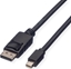 Picture of Roline Green DisplayPort Cable, DP - Mini DP, TPE, M/M, black, 2 m
