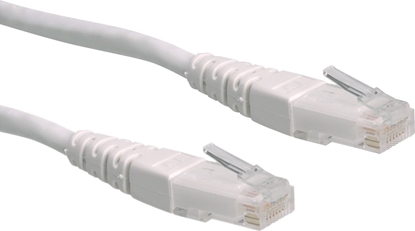 Изображение Roline UTP Patch Cord, Cat.6 (Class E), white, 1 m