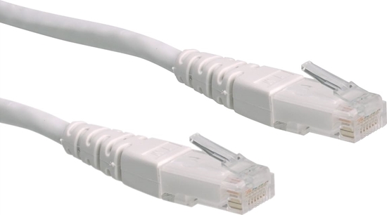 Изображение Roline UTP Patch Cord, Cat.6 (Class E), white, 1 m