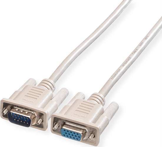 Изображение Roline VGA Cable, HD15, F/M, 6 m