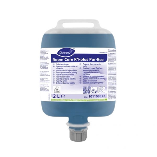 Picture of ROOM CARE R1 PLUS PUR-ECO Koncentrēts tualetes tīrīšanas līdzeklis 1.5L (2gab/iep)