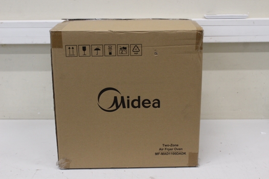 Picture of SALE OUT. Midea MAD1100DADK Air fryer digital,Two-zone cavity, 6.4L + 4.4L | Midea Two Zone Airfryer | MAD1100DADK | Power 1850 W | Capacity 4.4/6.4 L | Rapid Air technology | Black | USED, DIRTY, SCRATCHED ON TOP