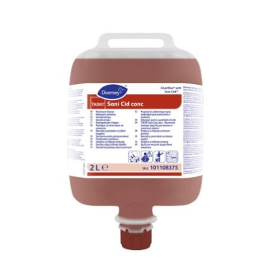 Picture of Sanitāro telpu tīrīšanas līdzeklisTASKI Sani Cid conc DvF 2L x 3