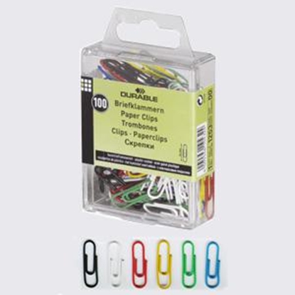 Picture of Saspraudes 26mm/100 gab., krāsainas DURABLE