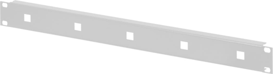 Изображение Schroff 19" Front Panel for Cable Eyes, 1.5 mm, St, RAL 7035